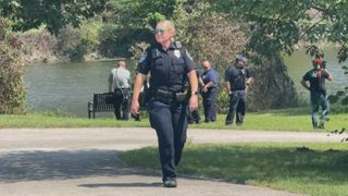  Heavy police presence in Milan near Big Island Parkway