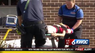  MercyOne Genesis emergency workers practice life-saving skills during mock pediatric trauma event