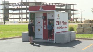  You can now get pizza from a vending machine in the QCA