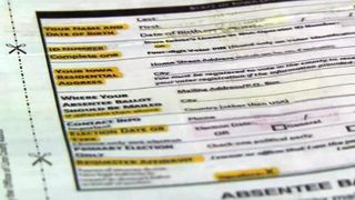 Iowa voters can now request absentee ballots for Nov. 3 election