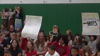  JFK Catholic School holds Little League watch party