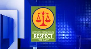 Davenport Noon Optimists present Respect for Law Award to Aric Robinson