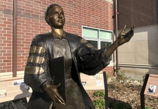 Johnson County dedicates Dr. Lulu Merle Johnson Plaza through story and statue