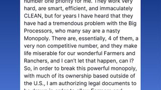 Trump meat processing plan sparks confusion among some Iowa farmers