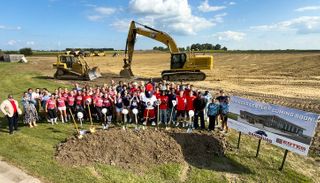 Ground breaking held for Charger Center at Sandburg, Galesburg