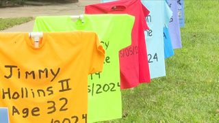  QCA groups honors victims of violence with t-shirt memorial