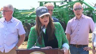 Rollins defends foreign beef imports at Iowa Farm Progress show