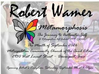 Reception scheduled for Wamer exhibit at Metropolitan Community Church, Davenport