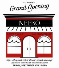 NEEKO boutique to celebrate grand opening with sip and shop Friday in Davenport