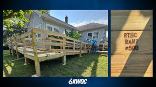  ‘I can finally come home’: Volunteers build wheelchair ramp for Quad City area homeowner