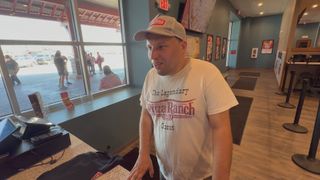 Legendary ranch fan visits Quincy Pizza Ranch