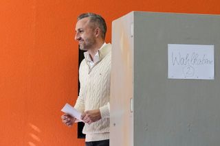 German exit polls suggest far-right party has big lead in regional election