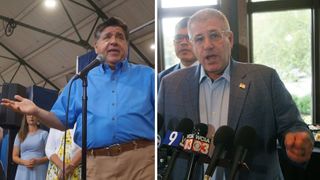  Illinois governor’s race shifts to Texas