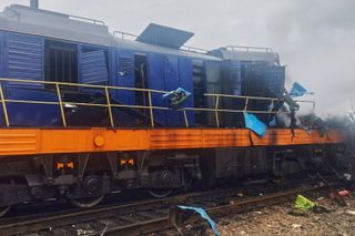 Russian drone hits train near Ukraine-Poland border soon after dignitaries passed through