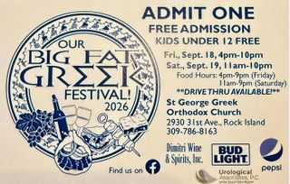 'Our Big Fat Greek Festival' returns to St. George Greek Orthodox Church, Rock Island