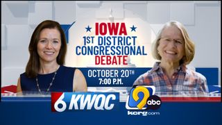  KWQC and KCRG to partner on Iowa’s 1st Congressional District debate 