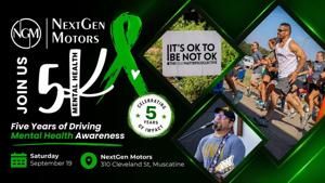 NextGen Motors of Muscatine raises mental health awareness through 5K