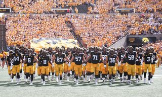 Iowa vs Northern Iowa - Chance for showers and storms Saturday in Iowa City