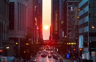 What the equinox 'henge' effect tells us about U.S. cities