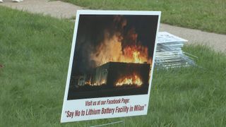  Milan neighbors oppose proposed battery storage facility
