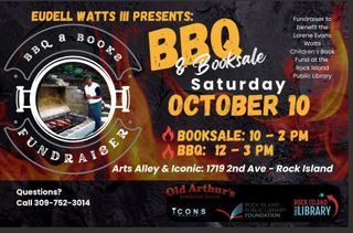 Barbecue, book sale are scheduled for Arts Alley, The Iconic in Rock Island