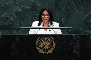 Venezuela's acting leader promises elections at the 'right moment'