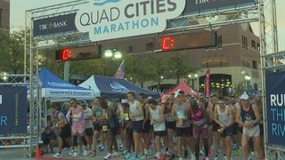  Over 4,500 runners take over the streets for Quad Cities Marathon