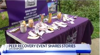 Families enjoy peer recovery event in Davenport
