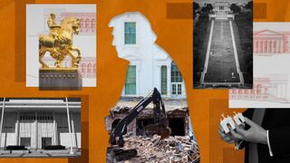 Trump aims to leave a physical legacy in D.C., bulldozing norms along the way