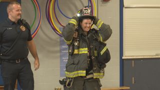  Davenport firefighters give students fire safety tips for National Fire Prevention Month