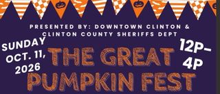 Great Pumpkin Fest will be in downtown Clinton