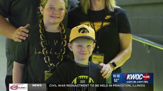  Davenport boy honored as kid captain for Iowa’s game against Washington