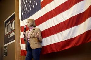 U.S. House Speaker Mike Johnson rallies with Miller-Meeks in Davenport