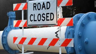  Road in Muscatine closed due to water main break
