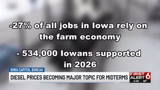 Diesel relief becomes key issue for Iowa voters ahead of midterms