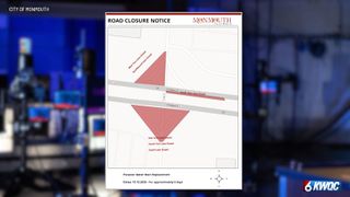  Traffic Alert: Parts of Monmouth intersection closed for water main replacement