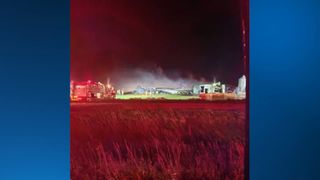  Hog building destroyed in fire, 2,400 pigs killed