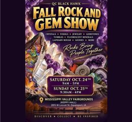Black Hawk Gem & Mineral Club's fall show will held in Davenport