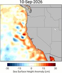 A Kelvin wave raised sea levels on the West Coast. More are coming