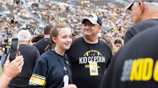  Iowa Kid Captain from Jesup turns 14 years old on gameday