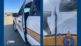  Driver cited after hitting Illinois state trooper’s squad car near Rock Falls