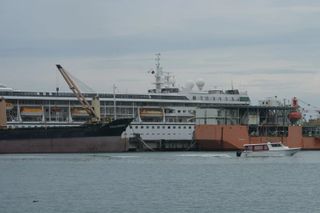 A U.S. cruise ship ends voyage due to fuel costs and passengers lose their homes