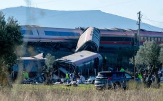 Dozens are dead in a high-speed train crash in Spain