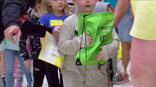 Clinton students gifted new shoes through Credit Union Kicks