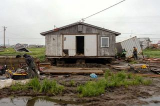 After last year's storm, this remote Alaska town is still picking up the pieces