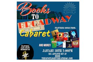 Songs that made it from "Books to Broadway" to be featured in QC cabaret on Friday