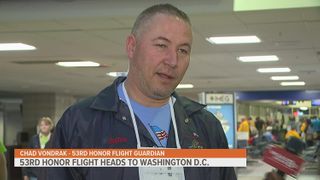53rd Honor Flight guardian:  Giving back to vets is the 'right thing to do'
