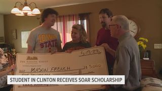 SOAR Scholarship: Clinton student runs family business despite parent's cancer fight