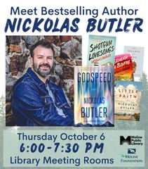 Moline Public Library to host bestselling author Nickolas Butler