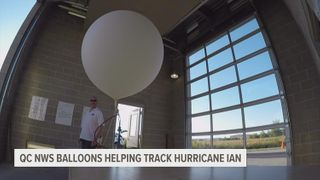 Quad Cities weather station  launching weather balloons to help meteorologist track Hurricane Ian